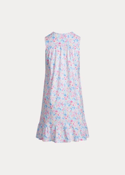 Ralph Lauren Floral Cotton Natkjole Dame Danmark (QWJGX3152)